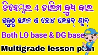 କିପରି ଲେଖିବେ Multigrade ର ଲେଶନ ପ୍ଲାନ୍ ଦେଖନ୍ତୁFREE Odia Lesson Plans for FLN Class 12 and 3 Students [upl. by Jorgensen]