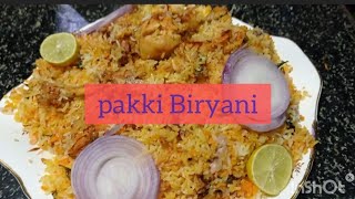 Chicken dum biryani pakki Akhni ki Recipe 😋 [upl. by Nashoma]