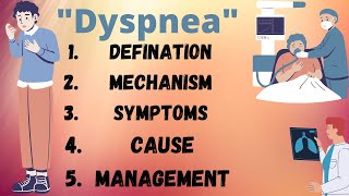 What is Dyspnea  dyspnoea shortness of breath or breathlessness or breathing disorder [upl. by Cilurzo]