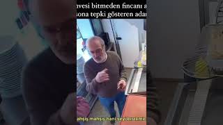 Kahvesi bitmeden fincanı alan garsona kızan adam [upl. by Ailel781]