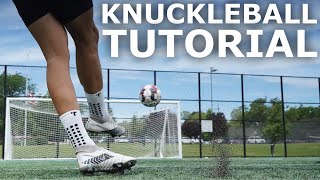 How To Knuckleball  Step By Step Knuckleball Shooting Tutorial For Footballers [upl. by Sil946]