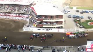 Chuckwagon Race Calgary Stampede 2024 [upl. by Rolandson]