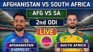 SA Vs AFG Live  2nd ODI Match Score amp Commentary  South Africa Vs Afghanistan Live Cricket Match [upl. by Onurb]