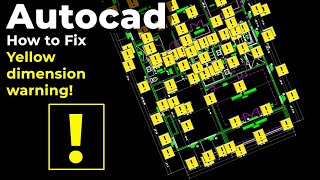 Autocad Dimension Problem   How to hide Reassociate Alert Box [upl. by Hesper]