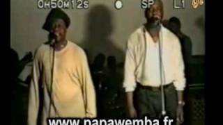 LES DUOS DE PAPA WEMBA  ICI AVEC JOSSART [upl. by Ardnaek]