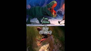 Fang Primal vs Rudy Ice Age 3 [upl. by Staal]