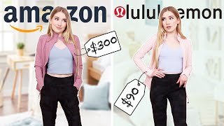 Lululemon VS Amazon Dupes  side by side comparison amp price difference [upl. by Gona53]