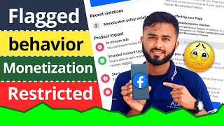 Flagged behavior Monetization restricted।।flagged for behavior or content।।Monetisation impacted [upl. by Katsuyama384]