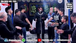 🔴 LIVE 28th Safar 2024  Maqsoos Majlis e Aza Salana  From Hasan Villa Near Bibi Ka Alawa [upl. by Kries]