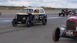 Vintage Hotrods on Pendine Beach [upl. by Acisej]