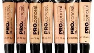 How to choose L A girl pro concealer perfect shade in hindi [upl. by Bradan]