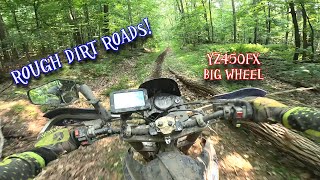 This road is rocky  Graham Road  Big Wheel dirt bike  Yamaha yz450fx  Durty Dabbers 2023 [upl. by Naggem]