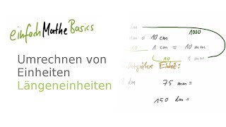 44 Umrechnen von Einheiten  Längeneinheiten umwandeln [upl. by Attenov]