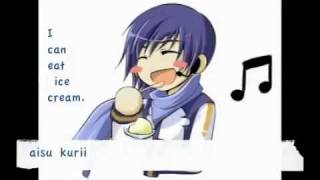 Kaitos Ice Cream Song  Engl Sub  MP3  aka quotAn Answer To Hatsune Mikuquot [upl. by Lizabeth]