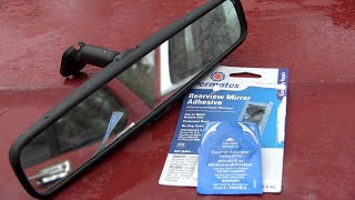 How to Re Attach your Rear View Mirror [upl. by Cherye]