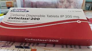 cefixime tablets cefaclass 200   PRIME Mankind [upl. by Ellersick]