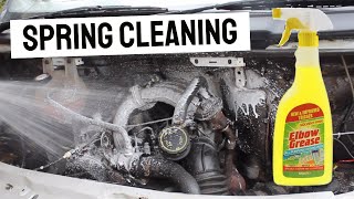 Engine Cleaning amp Degreasing 25DI 1998 Ford Transit [upl. by Biddle]