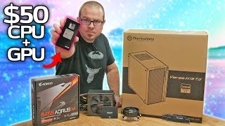 The 350 Starter Gaming PC  AMD 3000G Budget Build [upl. by Akehsat]