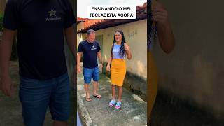 Ensinando o meu tecladista 🫣🤪😂😂😂 railenashow musica viral [upl. by Lundberg2]