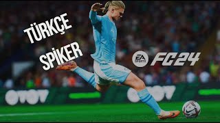 EA FC 24 FIFA 24 TÜRKÇE SPİKER Manchester United vs Manchester City [upl. by Ytinav]