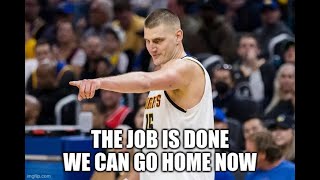 Nikola Jokic BuzzerBeater Vs Golden State Warriors [upl. by Worrad883]