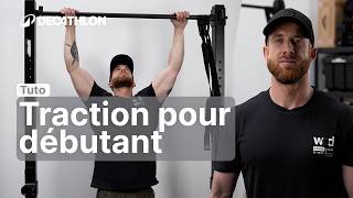 TUTO  Musculation  réussir ses tractions 💪  Decathlon [upl. by Ainod]