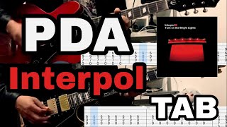 PDA  Interpol Cover and TAB [upl. by Ardnalac]