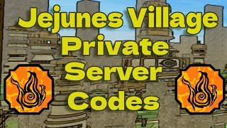 25 Private Server Codes For Jejunes  Shindo Life [upl. by Charpentier]