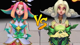 Shan Hai Scrolls Neeko vs Star Guardian Neeko Skin Comparison Spotlight League of Legends [upl. by Annaear]