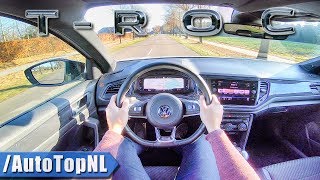 2019 VW T ROC 20 TSI 4Motion R LINE POV Test Drive on HIGHWAY amp ROAD by AutoTopNL [upl. by Levi600]