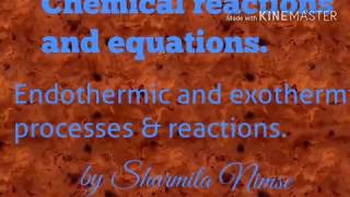 36 Endothermic and exothermic processes and reactions [upl. by Annaeg]