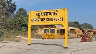 KumarGhat Station  13174Sabroom  Sealdah Kanchanjungha Express  Indian railways Video in 4KEP4 [upl. by Lydie961]