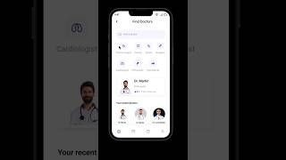 Health App UI Design  Doctor App UI Design figma shorts [upl. by Bigot275]