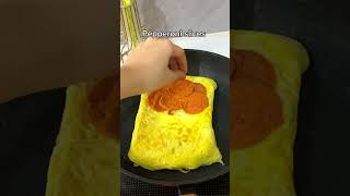 Cheesy Pepperoni egg Sandwich recipe [upl. by Corneille620]