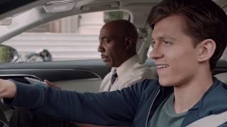 SpiderMan Homecoming Drivers Test Audi Commercial  Tom Holland  ScreenSlam [upl. by Turnheim]