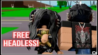 HOW TO GET FAKE HEADLESS IN BROOKHAVEN ROBLOX [upl. by Nirrak]