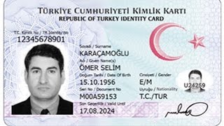 Türkiye Cumhuriyeti Yeni Kimlik Kartı Hakkında Bilgiler [upl. by Phio531]