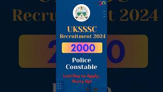 2000 Police Jobs in Uttarakhand Don’t Miss Out [upl. by Judah]