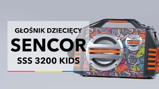 Głośnik dziecięcy Sencor SSS 3200 Kids  dane techniczne  RTV EURO AGD [upl. by Dalohcin]