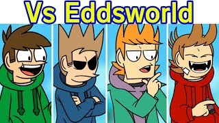 Friday Night Funkin VS Eddsworld FULL WEEK  Cutscenes Tord Tom Edd Matt FNF Mod Garcello Edition [upl. by Chrysa45]