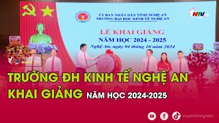 Trường ĐH Kinh tế Nghệ An khai giảng năm học 20242025 [upl. by Nosimaj]