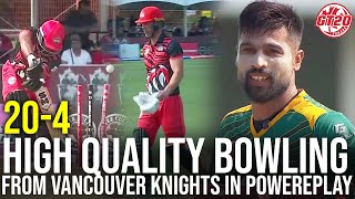 1st Innings Powerplay  Montreal Tigers vs Vancouver Knights  Match 17  Global T20 Canada 2024 [upl. by Imorej]