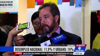 Desempleo en Colombia se dispara al 119  en enero [upl. by Evelina890]