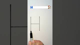 How to draw a House easy 🏠  Step by step Drawing for kids [upl. by Aufa]