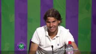 Wimbledon 2012 Rafael Nadal on second round defeat to Lukas Rosol [upl. by Oirasor855]