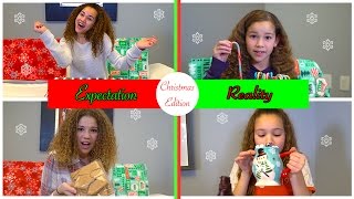 Christmas Time  Expectation vs Reality Haschak Sisters [upl. by Ttcos]