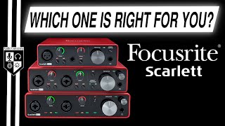 Focusrite Scarlett Solo vs 2i2 vs 4i4 BEST AUDIO INTERFACE UNDER 200 [upl. by Ykcor]