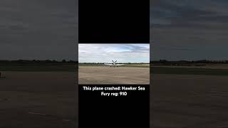 Last video taken of this Hawker Sea Fury plane which crashed near IWM Duxford in 2020 [upl. by Nisse]