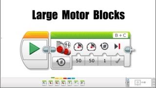 EV3 Programming Large Motor Blocks [upl. by Glynas312]