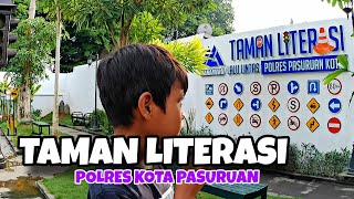 BERMAIN DI TAMAN LITERASI POLRES KOTA PASURUAN [upl. by Nerw]